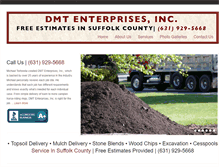 Tablet Screenshot of dmt-enterprises.com
